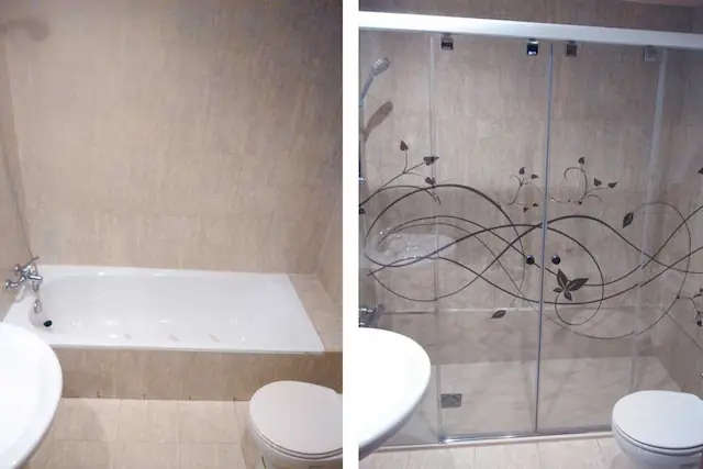 Reforma completa de baño con ducha